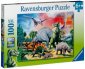 zdjęcie zabawki, gry - Pośród dinozaurów (puzzle XXL 100-elem.)