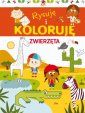 okładka książki - Rysuję i koloruję. Zwierzęta