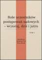 okładka książki - Role uczestników postępowań sądowych