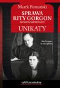 okładka książki - Sprawa Rity Gorgon. Unikaty. Seria: