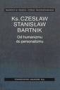 okładka książki - Od humanizmu do personalizmu