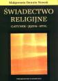 okładka książki - Świadectwo religijne. Gatunek -