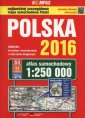 okładka książki - Polska 2016. Atlas samochodowy