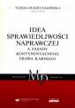 okładka książki - Idea sprawiedliwości naprawczej