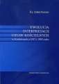 okładka książki - Ewolucja interpretacji ustaw kościelnych