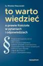 okładka książki - To warto wiedzieć o prawie Kościoła