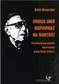 okładka książki - Emocja jako odpowiedź na wartość.