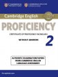 okładka podręcznika - Cambridge English Proficiency 2.