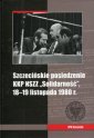 okładka książki - Szczecińskie posiedzenie KKP NSZZ