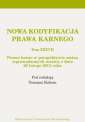 okładka książki - Nowa kodyfikacja prawa karnego.