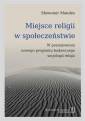 okładka książki - Miejsce religii w społeczeństwie.