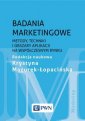 okładka książki - Badania marketingowe. Metody, techniki