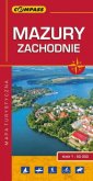 okładka książki - Mazury Zachodnie. Mapa turystyczna