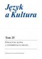 okładka książki - Struktura słowa a interpretacja