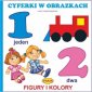 okładka książki - Cyferki w obrazkach. Figury i kolory.