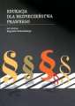 okładka książki - Edukacja dla bezpieczeństwa prawnego