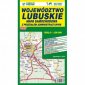 okładka książki - Województwo lubuskie. Mapa administracyjno-samochodowa...