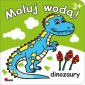 okładka książki - Maluj wodą! Dinozaury