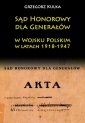 okładka książki - Sąd Honorowy dla Generałów w Wojsku