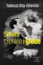 okładka książki - Słowa cienkie i grube