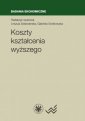 okładka książki - Koszty kształcenia wyższego. Seria: