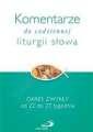 okładka książki - Komentarze do codziennej liturgii