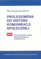 okładka książki - Prolegomena do historii komunikacji