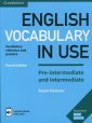 okładka podręcznika - English Vocabulary in Use Pre-intermediate