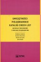 okładka książki - Umiejętności pielęgniarskie. Katalog