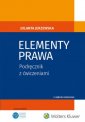 okładka książki - Elementy prawa. Podręcznik z ćwiczeniami