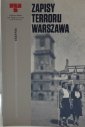 okładka książki - Zapisy terroru Warszawa