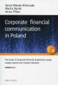 okładka książki - Corporate financial communication