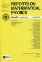 okładka książki - Reports on Mathematical Physics