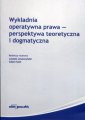 okładka książki - Wykładnia operatywna prawa perspektywa