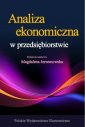 okładka książki - Analiza ekonomiczna w przedsiębiorstwie