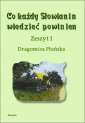 okładka książki - Co każdy Słowianin wiedzieć powinien.