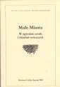 okładka książki - Małe Miasta. W ogodzie sztuk i