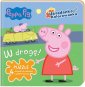 okładka książki - W drogę. Peppa Pig. Układanka kolorowanka