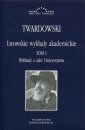 okładka książki - Lwowskie wykłady akademickie. Tom