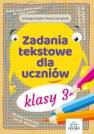 okładka podręcznika - Zadania tekstowe dla uczniów. Klasa