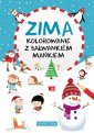 okładka książki - Zima kolorowanie z bałwankiem Mańkiem