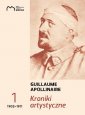 okładka książki - Kroniki artystyczne. Tom 1. 1902-1911