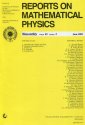 okładka książki - Reports on Mathematical Physics