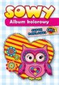 okładka książki - Album kolorowy - Sowy