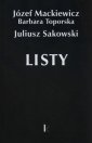 okładka książki - Listy. Józef Mackiewicz. Dzieła.