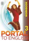 okładka podręcznika - Portal to English 3 Workbook +