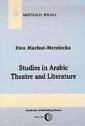 okładka książki - Studies in Arabic Theatre and Literature