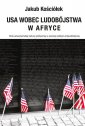 okładka książki - USA wobec ludobójstwa w Afryce.