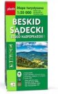 okładka książki - Mapa turystyczna Beskid Sądecki