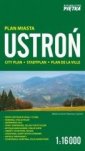 okładka książki - Ustroń 1:16 000 plan miasta
